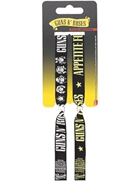 Guns N' Roses Festival Armband x2 schwarz. Offiziell lizenziert