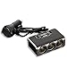 Produktbild YANG's Quick Charge 3.0 KFZ-Ladegerät 120W 3-Wege-Zigarettenanzünder Splitter 12V 24V Netzteil-Buchse Erweiterung mit Akku-Monitor 2.1A Dual-USB-Ladegeräte Überlastschutz
