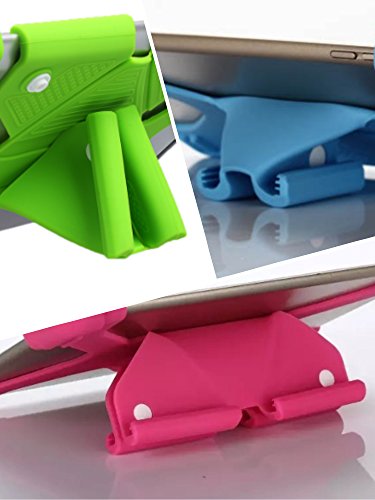 NEWSTYLE 7,9-8,5 Zoll Universal Tablet Ständer Halterung Hülle Ultra Slim Flexible Silikon Schutzhülle – Schwarz - 3