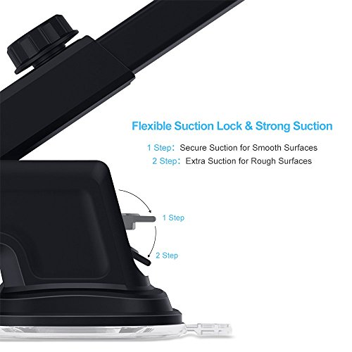 Supporto Auto Smartphone, FayTun Supporto da Auto Universale per Smartphone - Supporto Auto Porta Telefono a Morsa Con Applicazione a Bocchette d'Aria per iPhone, Samsung, LG, Nexus, HTC, Motorola, Sony, Nokia e tanti altri