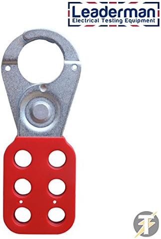 Leaderman LMLOK25 Lockout Hasp 25mm Red
