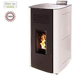 Poêle à granules HYDRO ELIO ETANCHE 13KW - Blanc