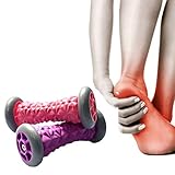 Para obtener excelentes resultados, use este rodillo para pies 3 veces al día durante 5 minutos. Estas son las mismas herramientas de masaje que recomiendan los fisioterapeutas y los terapeutas de yoga. Este ligero y compacto rodillo de fascitis plantar está diseñado para usarlo en el masaje de tejidos profundos al apuntar a todas las áreas de su pie, talón, arcos y dedos.