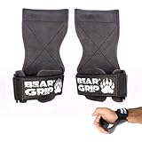 BEAR GRIP Multi Grip Straps/Hooks, Premium Heavy duty weight lifting straps/gloves