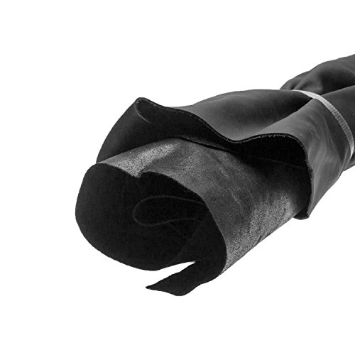 Lederreste Lederstücke extragroß A3 1kg Varianten von schwarzen Farbtönen , alle Stücke mind. DIN A3 groß von Langlauf Schuhbedarf - 3