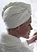 Aquis Lisse Hair Turban (White)