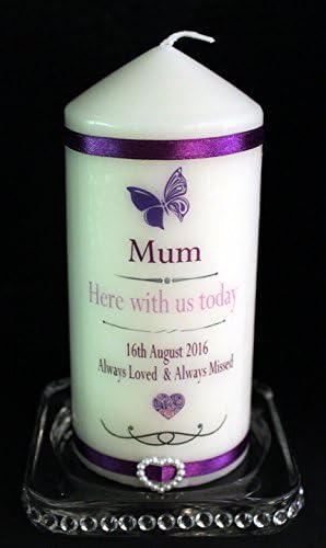 Cellini candles Mum Mother Wedding Absence Candle personalised to light in remembrance