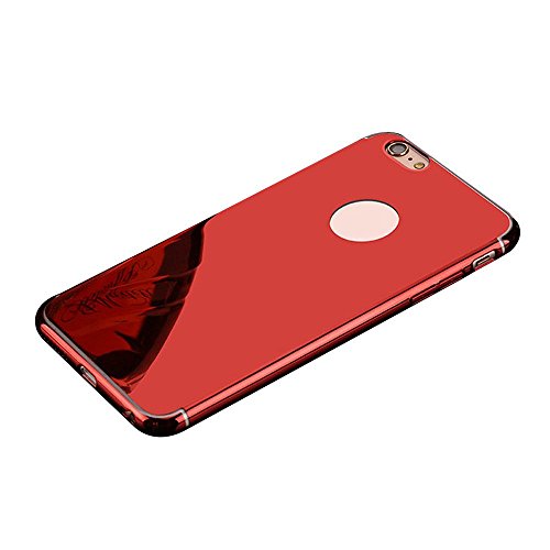 Kobwa iPhone 6/6s Hüle, Spiegel Helle Reflexion Ultra Thin Hard Anti-Kratzer Shockproof Electroplate Rahmen mit Beschichteter Oberfläche Ausgezeichneter Griff Case für Apple iPhone 6/6s