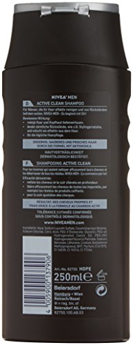 Nivea Men Pflegeshampoo Active Clean, 4er Pack (4 x 250 ml) - 2