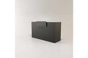 OLIVERIK MOSTRADOR Moderno Color Grafito con Mesa DE Trabajo Desde 120 A 200 CM. DE Ancho X60 Hondo X100 CM. DE Alto. Fabricado EN ESPAÑA. (120)