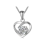 ❤PRODUKTDETAILS❤: Zirconia von Swarovski Kristalle in sehr hochwertiger Qualität. Metalltyp: 999 Feinsilber, 99,9 % reines Silber nickelfrei. Verursacht keine Allergien (Hypoallergen / Allergenfrei) In üblichem 925 Sterling Silber befinden sich immer andere Legierungen wie Kupfer etc. Anhängergröße: 15 x 19 mm Gewicht: ca. 4g Kettenlänge: 45 cm (D0229)