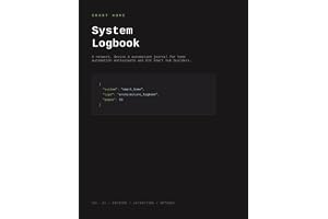 Smart Home System Logbook: A Network, Device & Automation Journal for Home Automation Enthusiasts and DIY Smart Hub Builders