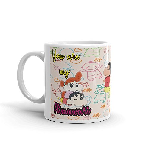 Family Shoping Birthday Gifts for Sister, Bhaidooj Gifts for Sister, You are My Himawari White Coffee Mug -320ml