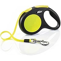 flexi New Neon Gurt, M/L, schwarz/neon