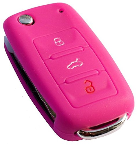 Funda de silicona rosa colores Llave Carcasa Llave Mando a distancia Cover Colourful Silicon Key Cover Case VW Skoda Seat Funda Rosa reviews Funda de silicona rosa colores Llave Carcasa Llave Mando a distancia Cover Colourful Silicon Key Cover Case VW Skoda Seat Funda Rosa