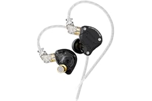 KINBOOFI KZ ZS10 Pro IEM-Kopfhörer, In-Ear-Monitor-Kopfhörer, 4BA 1DD KZ kabelgebundener Ohrhörer mit Mehreren Treibern, In-Ear-Ohrhörer, IEM-Ohrhörer für Bühnenmonitor für Sänger, Gitarristen und