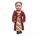 Produktbild für American Girl Puppenkleider c332 (ohne Puppen und Schuhe), Malloom rote Rockkleidung für 18 Zoll Unsere Generation für American Girl Doll