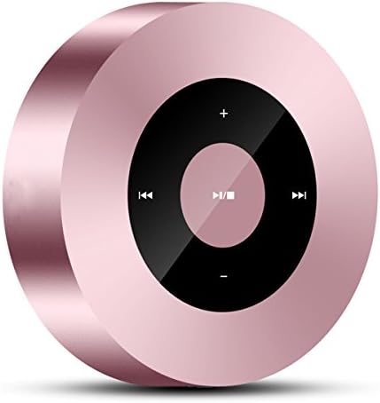 ARONTIME Portable Wireless Bluetooth Speakers small size outdoor Travel Stereo Music Loud Sound for laptop PC and mobile (A8 Rose Gold)
