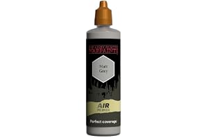 The Army Painter, Airbrush Primer Grey, 100 ml pipettflaska | Akrylgrundfärg för airbrushmålning och målning av wargame-minia