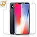 Produktbild wlooo iPhone XS Max Panzerglas, Vorne und Hinten Schutzfolie Displayschutzfolie 9H Panzerglas Anti-Kratzer Panzerglasfolie Bulletproof Tempered Glass Screen Protector für iPhone XS Max (6.5")