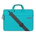 Produktbild Laptoptasche für 11/11,6 /13/13,3/15 Zoll MacBook Air, Ultrabook Netbook Tablette, Denim Stoff Laptop Schultertasche Umhängetasche Sleeve Hülle Beweglicher Notebooktasche mit Zubehör Fächern und Handgriff als Schutz(13", blau)