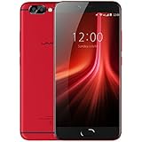 Dual Sim Free Smartphones UMIDIGI Z1 PRO Android 7.0 - 5.5 Inch AMOLED Display - 4000mAh Large Capacity - 6GB RAM + 64GB ROM - MT6757T Octa-core 2.3GHz - 6.95mm Slim 148g Light Mobile Phone with Dual Rear Camera (13MP+5MP) - Front Fingerprint Sensor - GPS - Wifi - Red