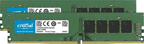 Crucial 16GB Kit (8GBx2) DDR4 2133 MT/s (PC4-17000) DR x8 DIMM 288-Pin - CT2K8G4DFD8213