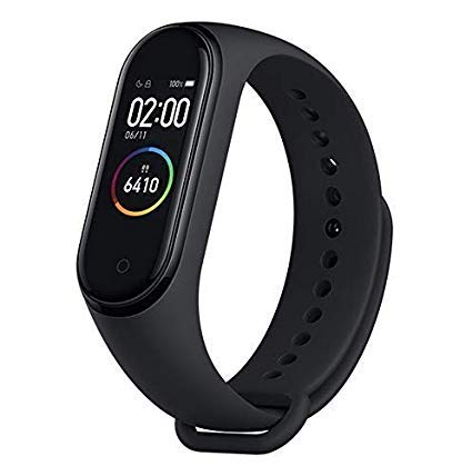 Pulsera de actividad Xiaomi Mi Band 4 Fitness Tracker, color AMOLED con pantalla Bluetooth 5.0, monitor de frecuencia cardíaca, 50 metros, pulsera impermeable con batería de 135 mAh hasta 20 días