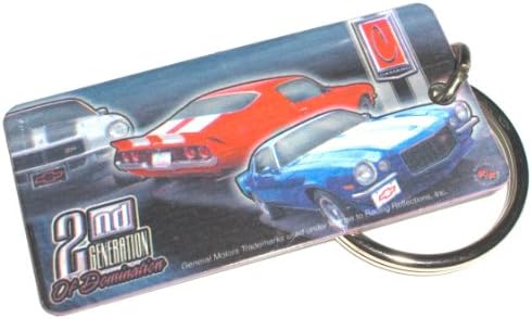 Racing Reflections CAMARO 2nd Generation Metal Keychain. Made In USA