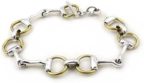 925 Sterling Silver Horsebit Riding Tack Snaffle Bracelet