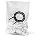 Price comparison product image 145 O-Ring Noise Dampeners for Cherry MX Key Caps inkl. Key Cap Remover (Clear - 40A)