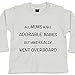 Super-Adorable Baby - Funny Baby T-shirts, 12 to 18 mths, White