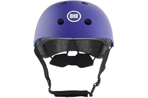 Casque 837 Urban de BHR pour Scooter électrique et Trottinette - Casque de Ville homologué CE pour Enfants et Adultes - Casque pour vélo, VTT, BMX, Skateboard, Roller