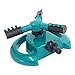 Produktbild Fenteer 360° Automatische Rasenbewässerung Rasensprenger Gartensprenger Regner Sprenger Sprinkler