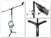 Produktbild Halterung+Mikrofonständer 'Ein-Griff-Höhenverstellung' (passend für iPad 1.,2.,3. und 4. Generation) iPad Halter+Stativ Modell: IP2-MS5