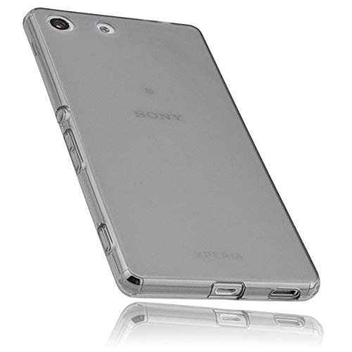 Preisvergleich Produktbild mumbi Schutzhülle für Sony Xperia M5 Hülle transparent schwarz