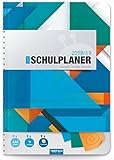 Schulplaner Blau 2018/2019 - Schülerplaner, Schülerkalender: Timer mit Umschlag und Tasche by 