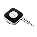 Price comparison product image TROND 3.5mm Bluetooth V4.2 Audio Receiver Adapter with Mic & Clip (True Wireless Stereo, AptX Low Latency, Volume Control), for Car Kit, Home Stereo, Headphones