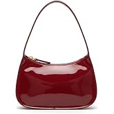 Women’s Patent Leather Shoulder Bag Glossy Sling Handbag for Casual & Party