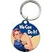 Produktbild Nostalgic-Art 48007 USA - We can do it, Schlüsselanhänger, Metall-Schlüsselanhänger, Rund, 4 cm