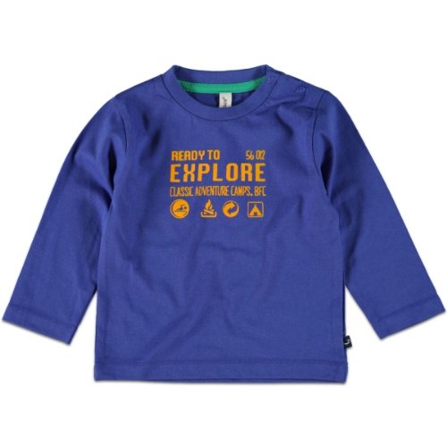 Babyface Boys Longsleeve with print, Blue, size 6M