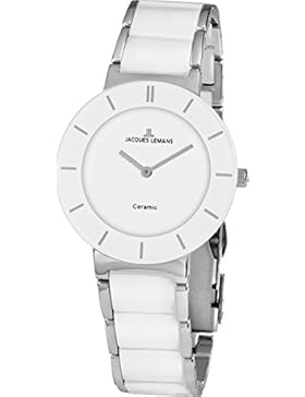 Jacques Lemans Damen-Armbanduhr Monaco Analog Quarz Keramik 1-1866B