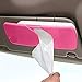 Price comparison product image Car Tissue Box, Exquisite and Fashionable Auto Accessories Car Sun Visor Tissue Box Paper Case Napkin Holder with U-Shaped Clip for Car Automotive (Rose)