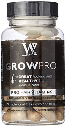 Best Hair Vitamins - GrowPro - Hair Growth Supplements with nail strengthener formula for longer stronger nails