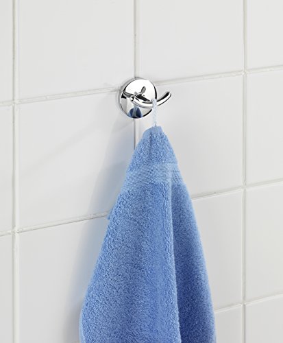 Wenko 22166100 Kuba Wandhaken Duo, Zinkdruckguss, chrom, 4 x 5,5 x 5 cm - 3