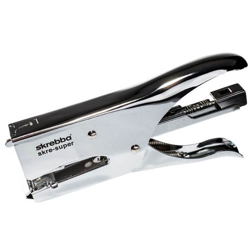 Preisvergleich Produktbild Skrebba Bastelheftzange Skre-super - Heftzange Heftleistung ca. 40 Blatt - Hinterlademechanik