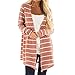 Produktbild Pullover & Strickjacken Subfamily Damenbekleidung Oberbekleidung Womens Long Sleeve Stripe Print Mode Langen Mantel Bllouse T Shirt Tank Tops Frauen Langarm Gestreifte Jacke