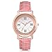 Produktbild Clara  Women Fashion Luxury Leisure Set Auger Leather Stainless Steel Quartz Watch (Pink)