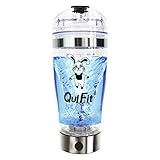 ★NO NECESITA COMPRAR BATERÍAS :QuiFit eléctrico de la coctelera de la botella le ahorrará tiempo, dinero y esfuerzo.Mejorado el puerto de recarga USB, cualquier cable de recarga de teléfono estilo android está disponible