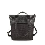 Geschlecht: woman zwei Ferdi FE14 Umhängetasche mit Rucksackfunktion 38 cm Black